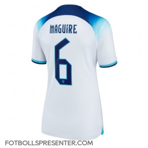 England Harry Maguire #6 Hemma Matchtröja Dam VM 2022 Kortärmad